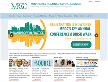Tablet Screenshot of mnpgc.org